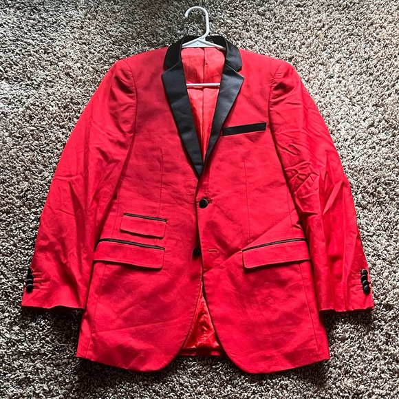 Tazio Italy Red/Black Blazer - Picture 1 of 1